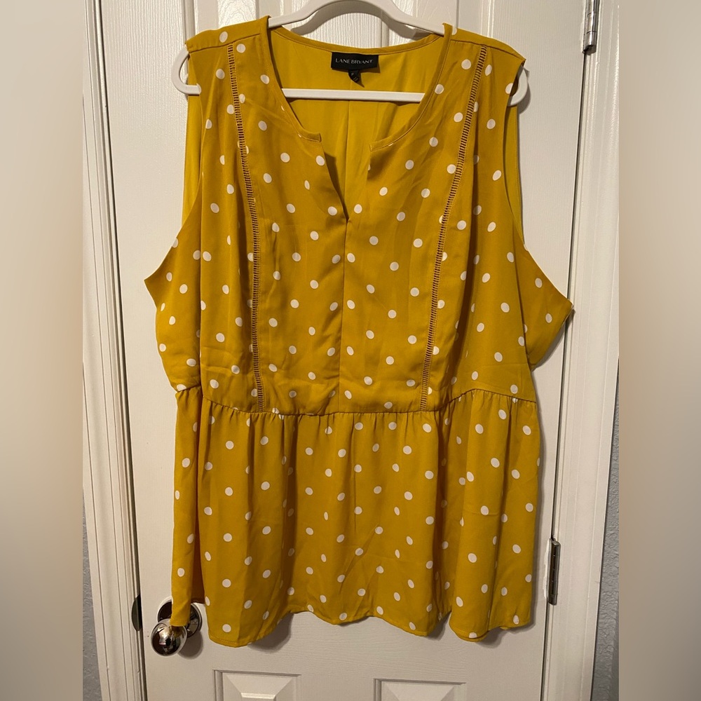 Peplum Polka Dot Top #70